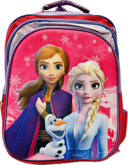 Mochila Escolar 3 piezas - Frozen Magic 3D