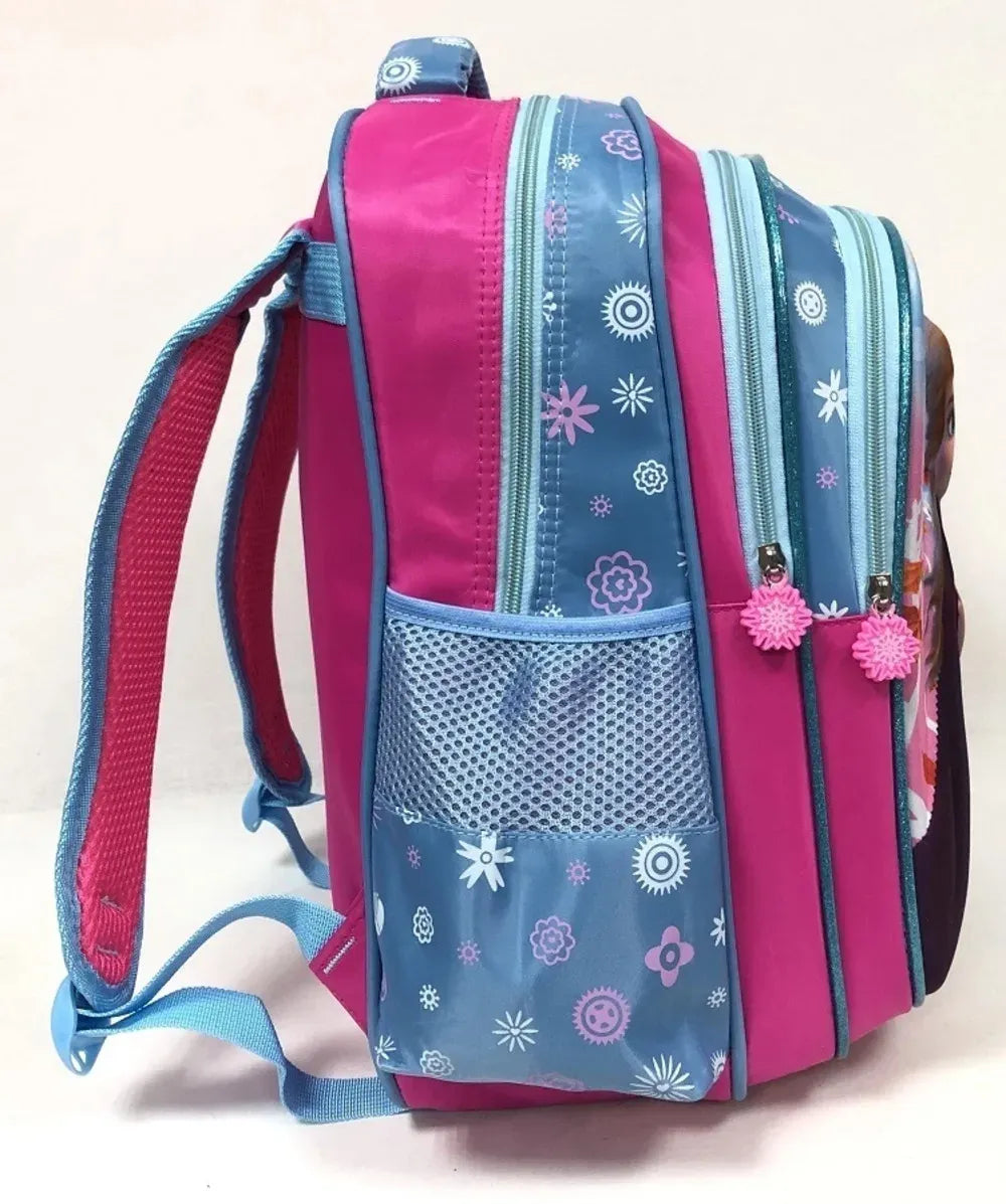 Mochila Escolar 3 piezas - Frozen Magic 3D